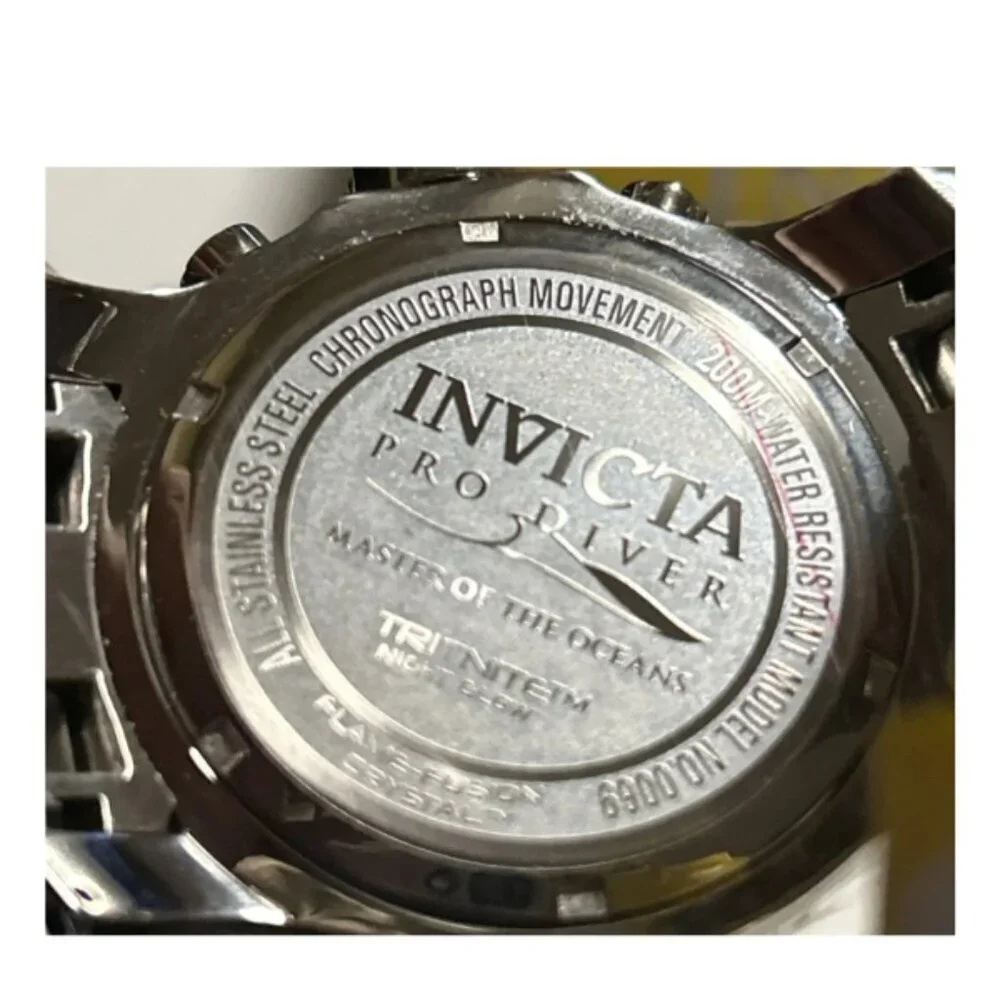 Invicta Pro Diver SCUBA 48mm Chronograph 0069 Men's S/Steel Bracelet Watch